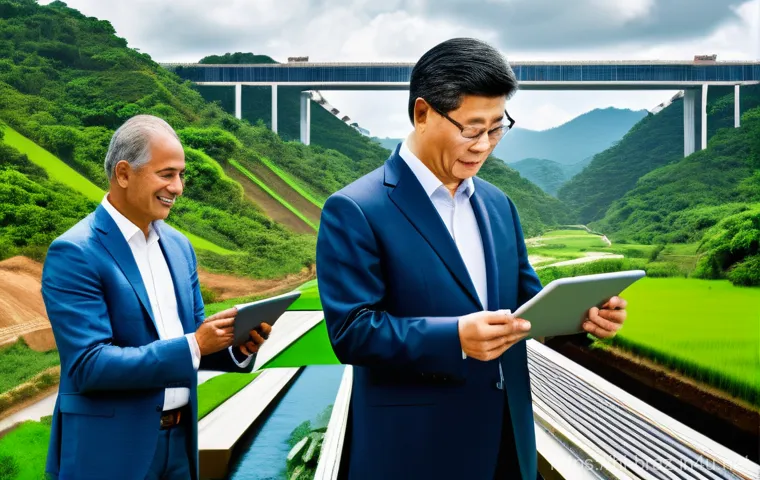 브라질과 중국 무역 관계 - **Prompt 2: Brazilian Resources Fueling Global Demand**
    A panoramic, high-definition shot showca...