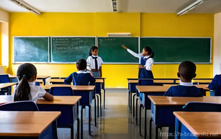 브라질 사회적 불평등 - **Prompt: Coexistence of Grandeur and Poverty in a Brazilian City**
    "A vibrant and complex panor...