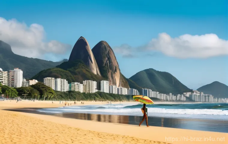 브라질에서 서핑하기 좋은 해변 - **Dynamic Surfing Action in Florianopolis**
    A highly detailed, wide-angle shot capturing a skill...