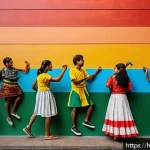 상파울루 문화 유적지 - A vibrant cultural center in S&atilde;o Paulo showcasing a fusion of local and international art: colorful ...